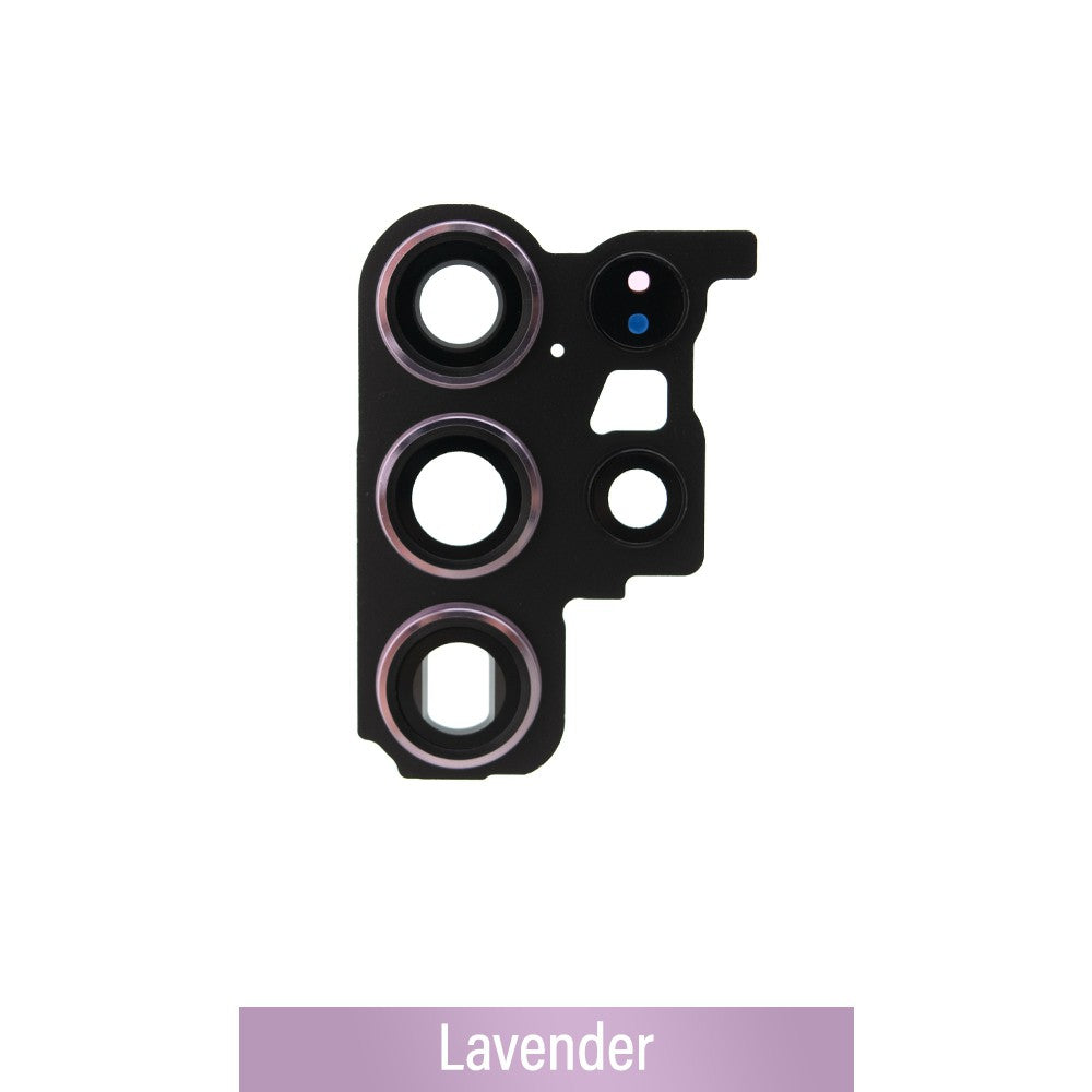 Rear Camera Lens with Bezel for Samsung Galaxy S23 Ultra S918B-Lavender Rear Camera Lens with Bezel for Samsung Galaxy S23 Ultra S918B-Lavender